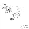 Delta Light SUPERLOOP-SPY FOCUS MP MDL lámpara de suspensión