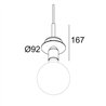 Delta Light TOUPE C E27 lámpara de suspensión