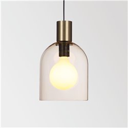 Delta Light MANTELLO GLASS L2231 E27 AMBER lámpara de suspensión