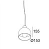 Delta Light MANTELLO L1515 E27 lámpara de suspensión