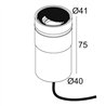 Delta Light LOGIC 40 R MOON Foco empotrado