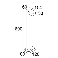Delta Light TIMON 60 830 lámpara de piso