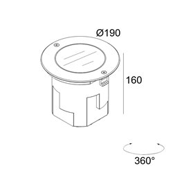 Delta Light LOGIC 190 R lámpara de piso