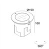 Delta Light LOGIC 190 R HONEYCOMB lámpara de piso