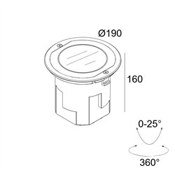 Delta Light LOGIC 190 R OK lámpara de piso