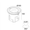 Delta Light LOGIC 190 R OK HONEYCOMB lámpara de piso