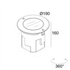 Delta Light LOGIC 190 R REFL HONEYCOMB lámpara de piso