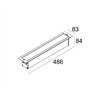 Delta Light LOGIC LINEAR 440 WALLGRAZER AG lámpara de piso