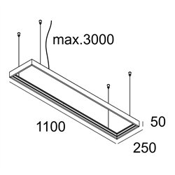 Delta Light SUPERLOOP S HC 211 MDL lámpara de suspensión