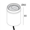 Delta Light Logic 60 R Wallwash Sbl lámpara de piso