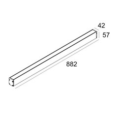 Delta Light Logic Linear On 880 DIM5 Lámpara de pared / Lámpara de suelo