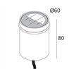Delta Light LOGIC 60 R MOON 24V Foco empotrado