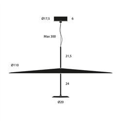 Lumina Dot 1100 Lámpara de suspensión