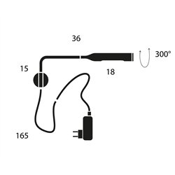Lumina Flo Wall (con cable/adaptador) Lámpara de pared