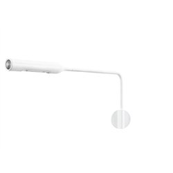 Lámpara de pared Lumina Flo Wall M sin fuente de alimentación LED con cabezal orientable y regulador de dos pasos