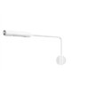 Lámpara de pared Lumina Flo Wall M sin fuente de alimentación LED con cabezal orientable y regulador de dos pasos