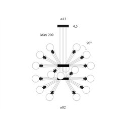 Lumina Matrix Doppia Lámpara de suspensión