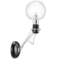 Lámpara de pared / Lámpara de techo Lumina Matrix Mono con 1 lámpara, regulable y compatible con bombilla E27.