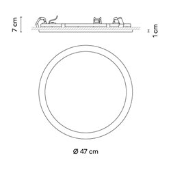 Vibia Circle Ø 47 cm - 3363 lámpara de techo