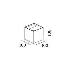 Wever & Ducré Box Wall Outdoor 1.0 Lámpara de pared