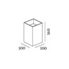 Wever & Ducré Box Wall Outdoor 3.0 Lámpara de pared