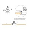 Wever & Ducré Deep Adjust Petit 1.0 LED resortes de hoja Foco empotrado