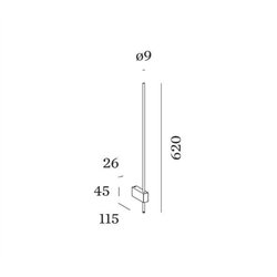 Wever & Ducré Finlin Wall 1.0 Lámpara de pared