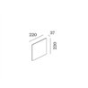 Wever & Ducré Miles 2.0 Carré Lámpara de pared
