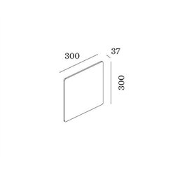 Wever & Ducré Miles 3.0 Carré Lámpara de pared