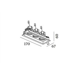 Wever & Ducré Plano Petit 3.0 LED Foco empotrado