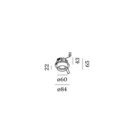 Wever & Ducré Rini Sneak IP44 1.0 LED Foco empotrado