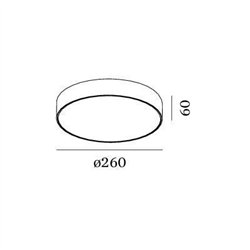Wever & Ducré Roby IP44 2.6 Lámpara de techo