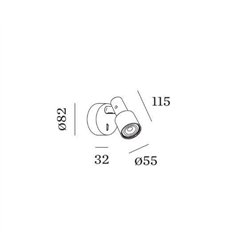 Wever & Ducré Sara Snooze 1.0 Lámpara de pared