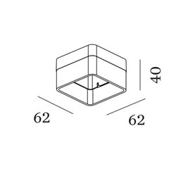Wever & Ducré Single Inner Cover Docus | Max. 10W