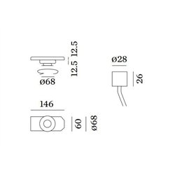 Wever & Ducré Invisible Ceiling Base