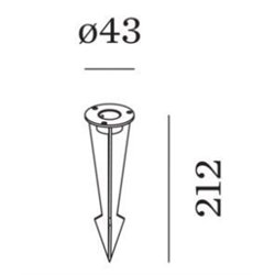 Wever & Ducré Ground Spike X-Beam