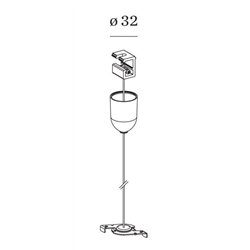 Wever & Ducré Suspension Set 3.0M 3-Phase Track | Suspended