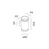 Wever & Ducré Taio Round Wall Outdoor 2.0 Lámpara de pared