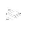 Wever & Ducré Palos Wall 3.0 Lámpara de pared