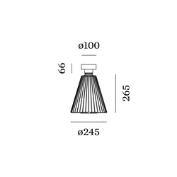 Wever & Ducré Wiro Ceiling Cone 1.0 Lámpara de techo