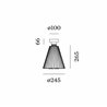 Wever & Ducré Wiro Ceiling Cone 1.0 Lámpara de techo