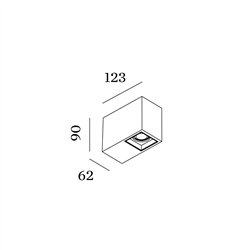 Wever & Ducré Plano Petit Surface 1.0 Lámpara de techo