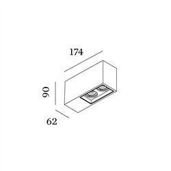 Wever & Ducré Plano Petit Surface 2.0 Lámpara de techo