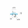 Wever & Ducré Bliek Round Petit Trimless 1.0 Foco empotrado