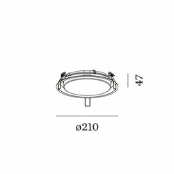 Wever & Ducré City IP44 1.6 Foco empotrado