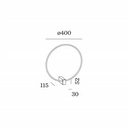 Wever & Ducré Finlin Round Wall 1.0 Lámpara de pared
