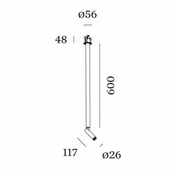 Wever & Ducré Match Stick Trimless 1.0 Foco empotrado
