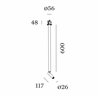 Wever & Ducré Match Stick Trimless 1.0 Foco empotrado
