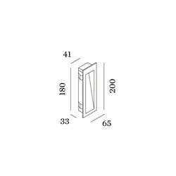 Wever & Ducré Oris Outdoor 0.7 Lámpara de pared
