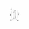 Wever & Ducré Oris Outdoor 0.7 Lámpara de pared